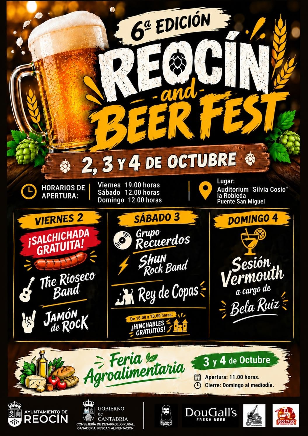 VI Reocín Beer Fest y Feria Agroalimentaria en La Robleda