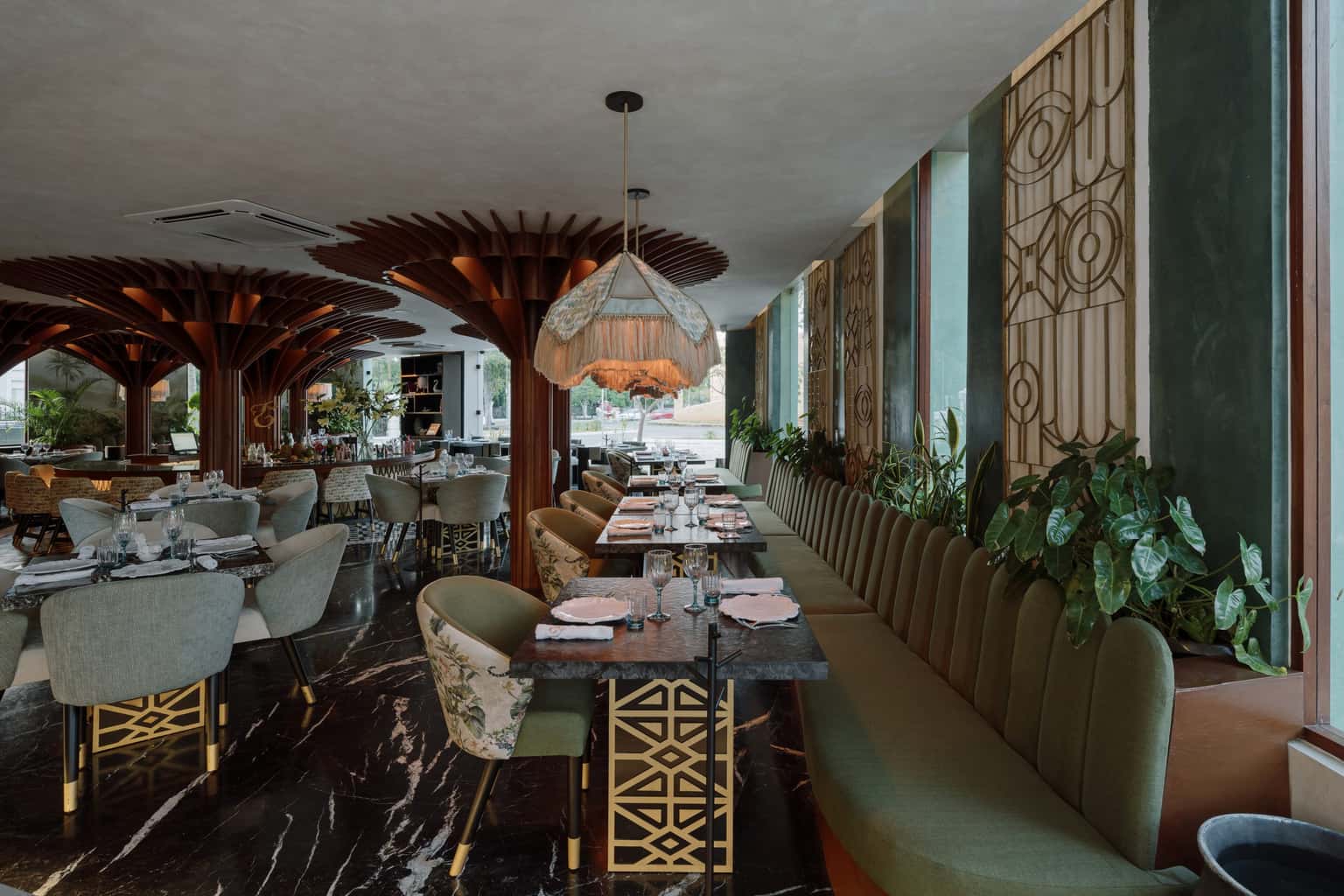 Emplumado: cocina internacional frente al Paseo Montejo