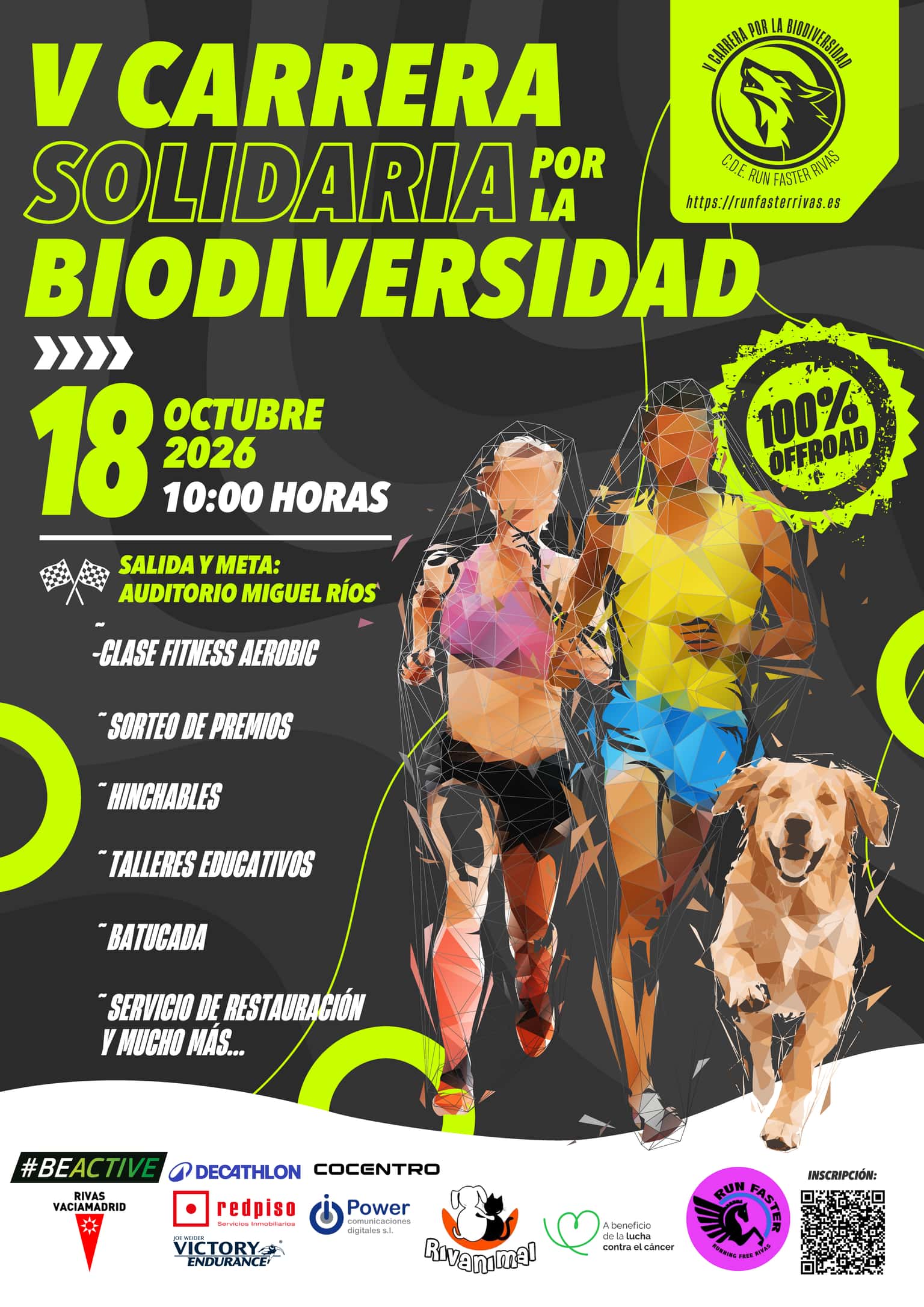 V Carrera por la Biodiversidad: 10 y 5 km en Rivas