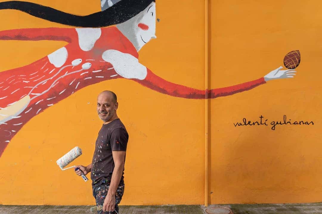 Exposició mural 'Drets de la canalla', de Valentí Gubianas