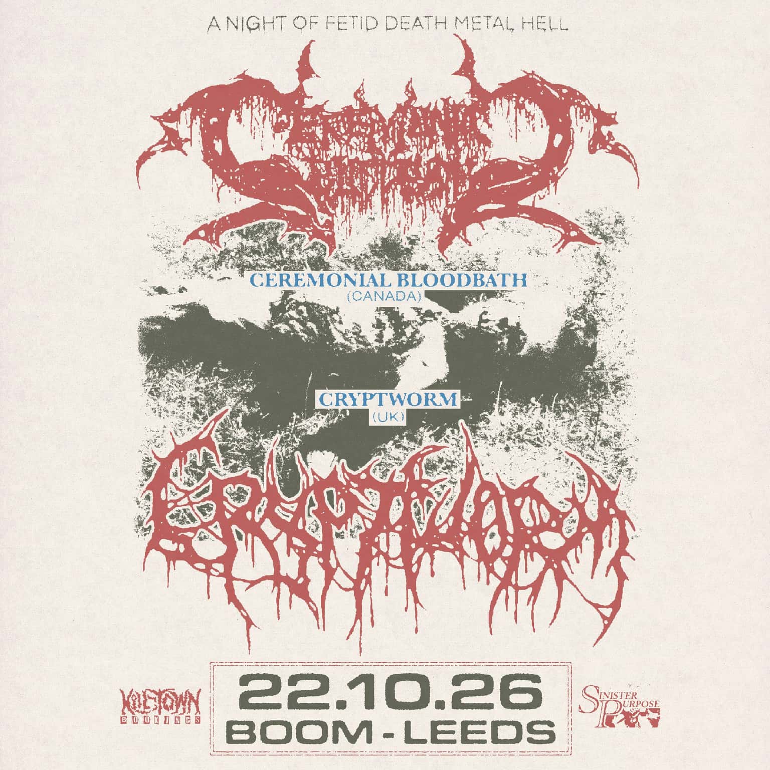 Ceremonial Bloodbath + Cryptworm