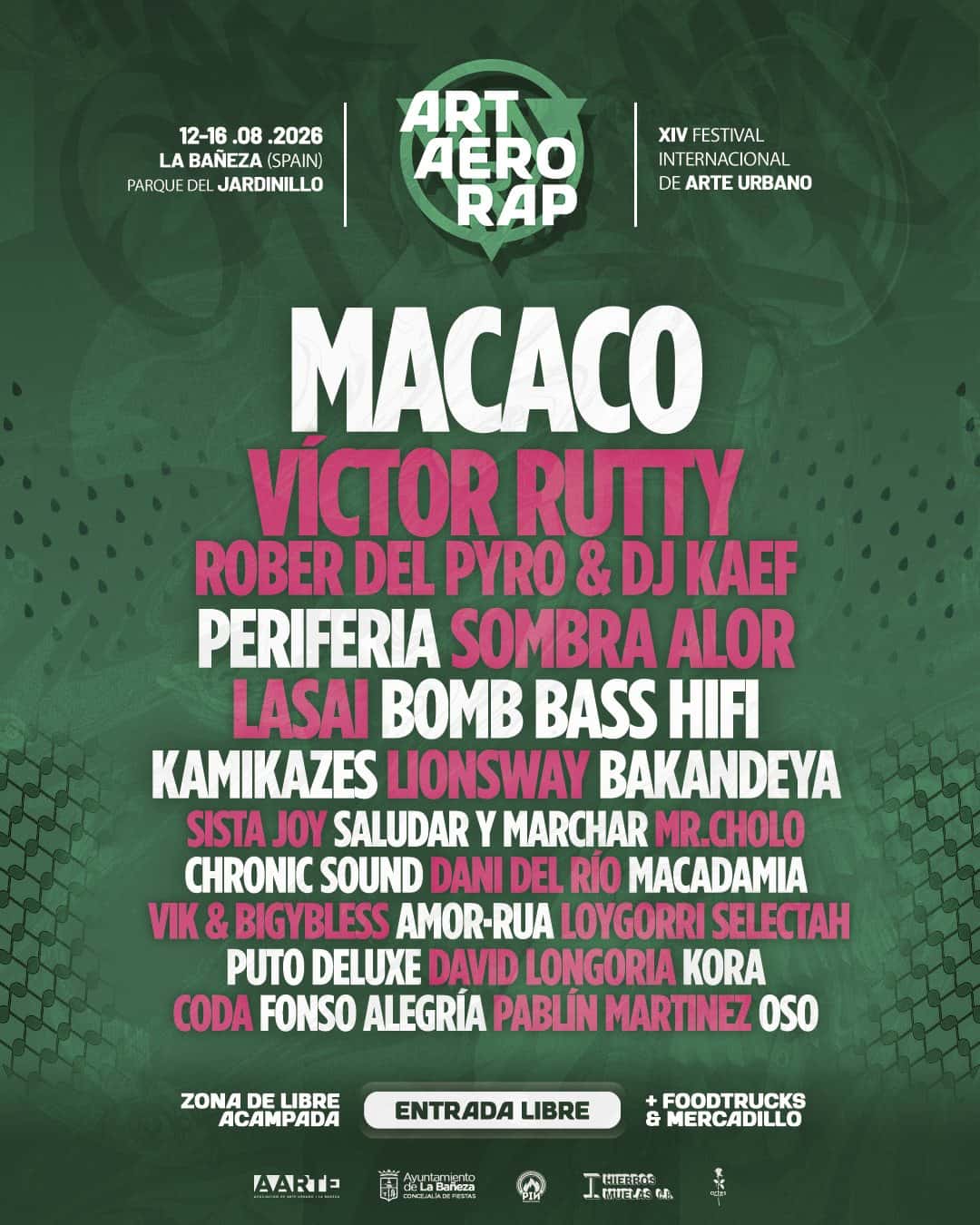 Art Aero Rap: Macaco y 23 murales en La Bañeza