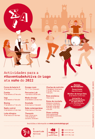 Guía Xuventude Activa 2026: planes para jóvenes en Lugo