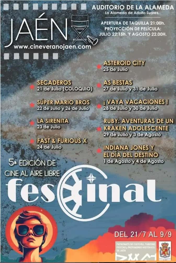 Cine de Verano de Jaén: estrenos y citas especiales