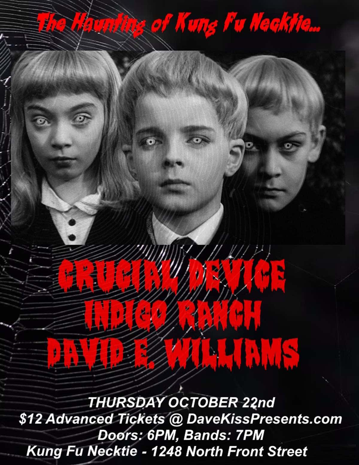 Crucial Device, with Indigo Ranch and David E. Williams