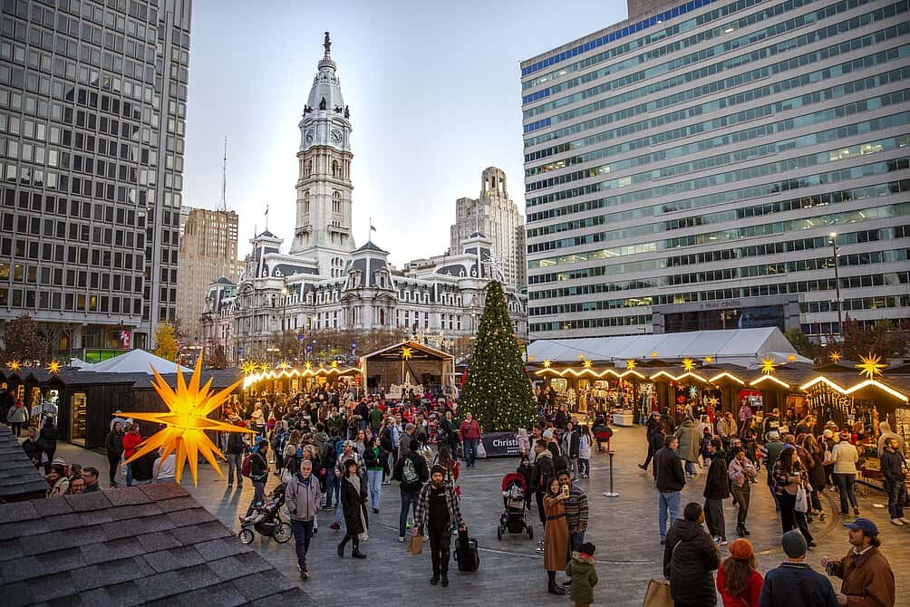 Christmas Village returns to LOVE Park