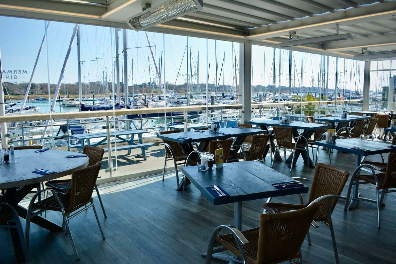 Banana Wharf: comer junto al agua en Southampton