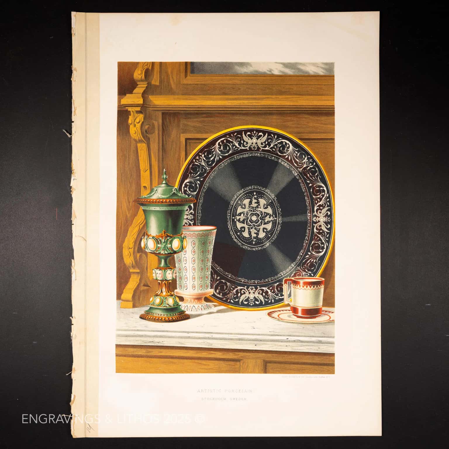 The painted porcelain and pottery craze of the late 1800s