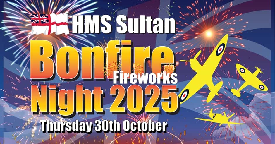 HMS Sultan’s 70th Bonfire Night Returns