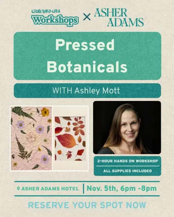 Craft Lake City Workshop: Pressed Botanicals