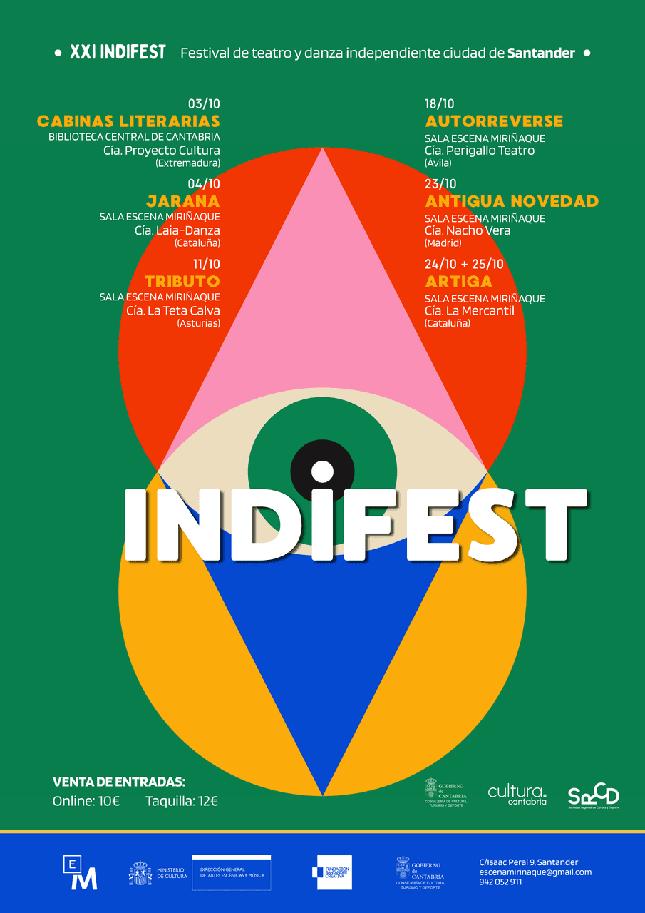 Indifest 2026: teatro independiente del 3 al 25 de octubre