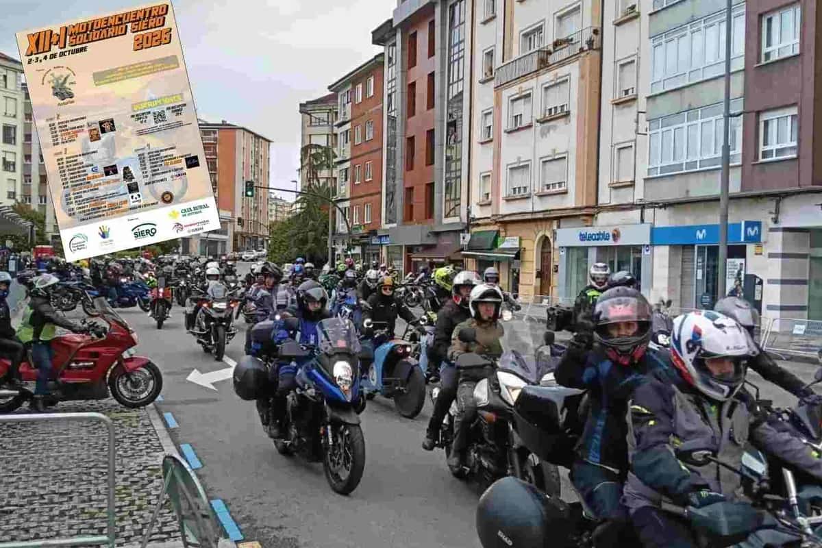 Siero se llena de motos por el cáncer infantil