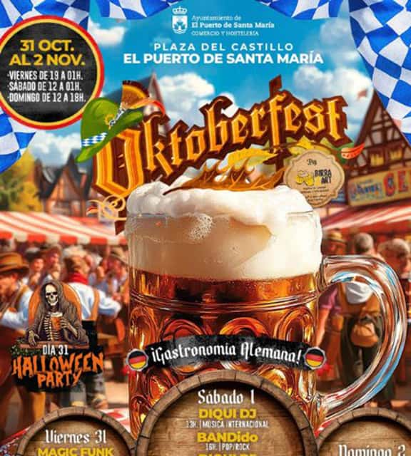 Oktoberfest en la Plaza del Castillo: cerveza y música