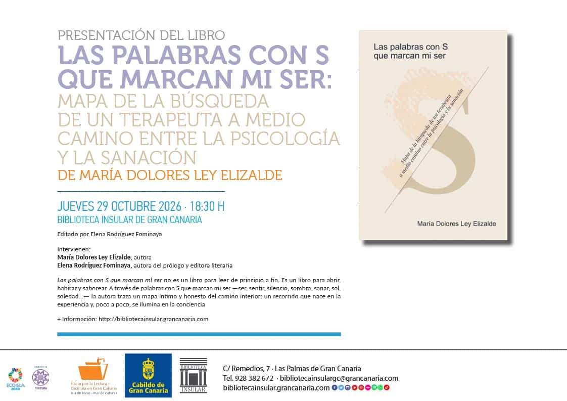 Presentación del libro: 'Las palabras con s que marcan mi ser'