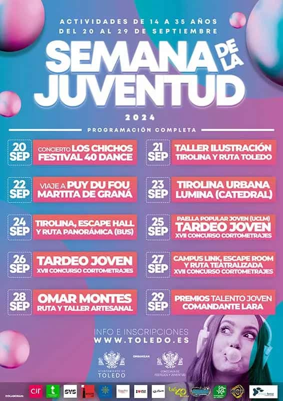Semana de la Juventud: cine, monólogos y conciertos