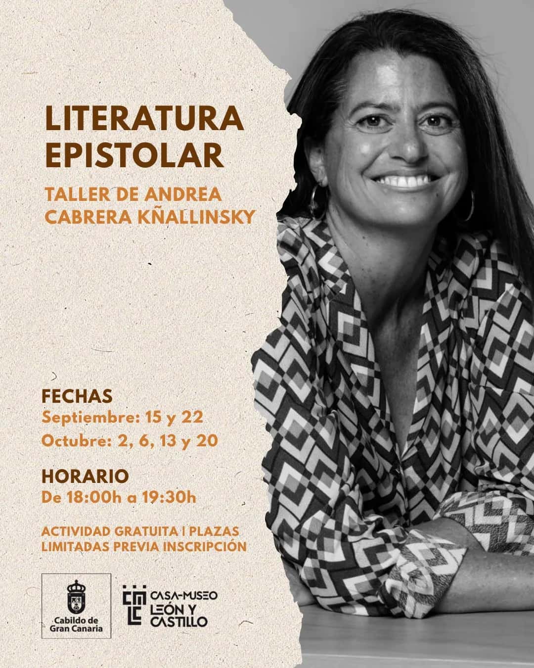 Taller literatura epistolar por Andrea Cabrera Kñallinsky