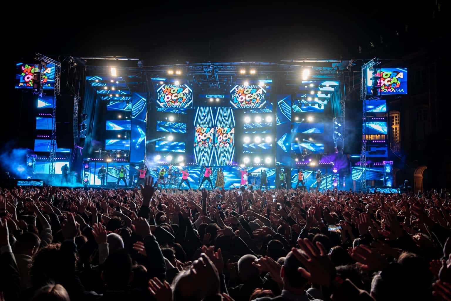 Concierto de la Orquesta Panorama en las fiestas de San Juan de La Corredoria