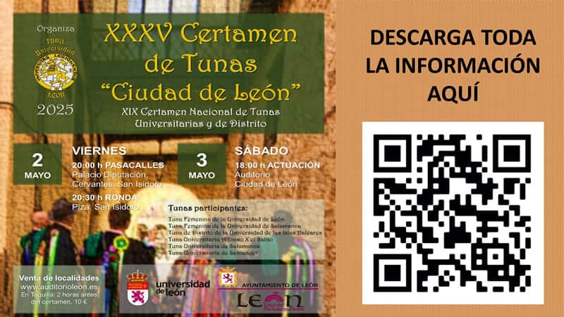 El Certamen de Tunas volvió a llenar las calles de León