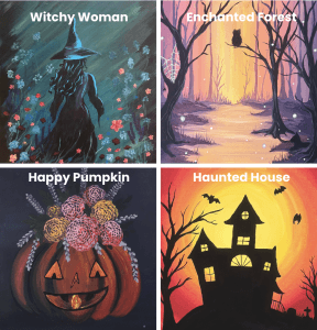 Spooky Painting Series