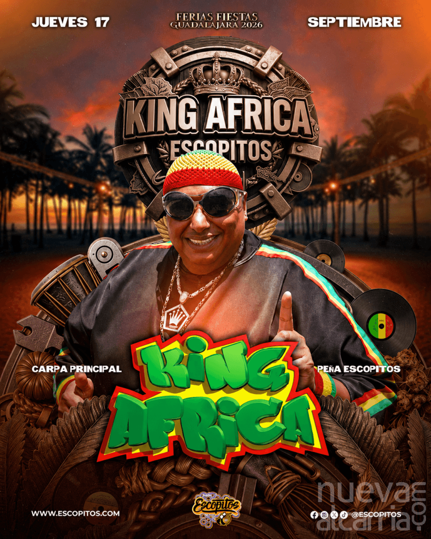 King África en la carpa de Escopitos