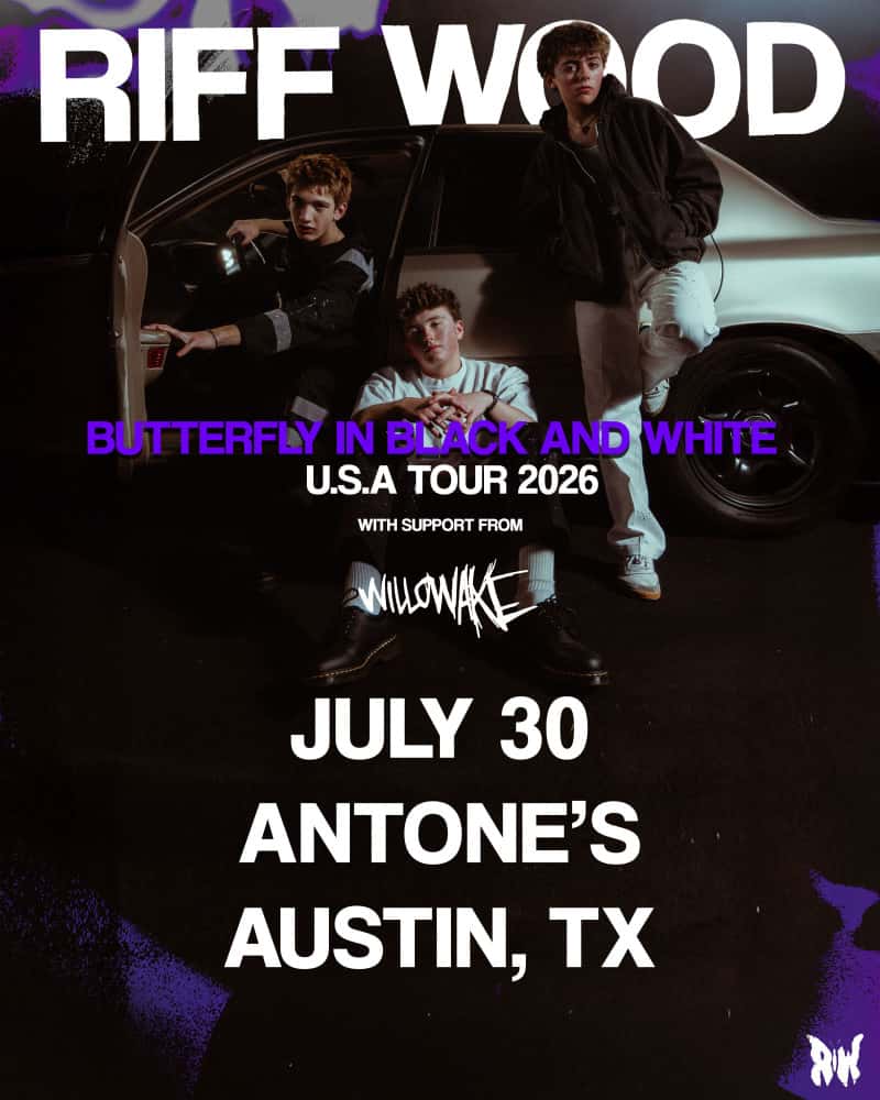 Riff Wood: Butterfly in Black & White Tour w/ Willowake