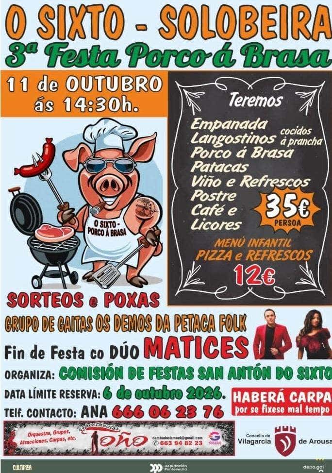 III Festa do Porco á Brasa de O Sixto