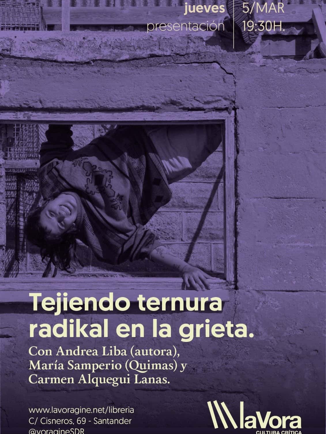 Andrea Liba presenta el libro 'La grieta'