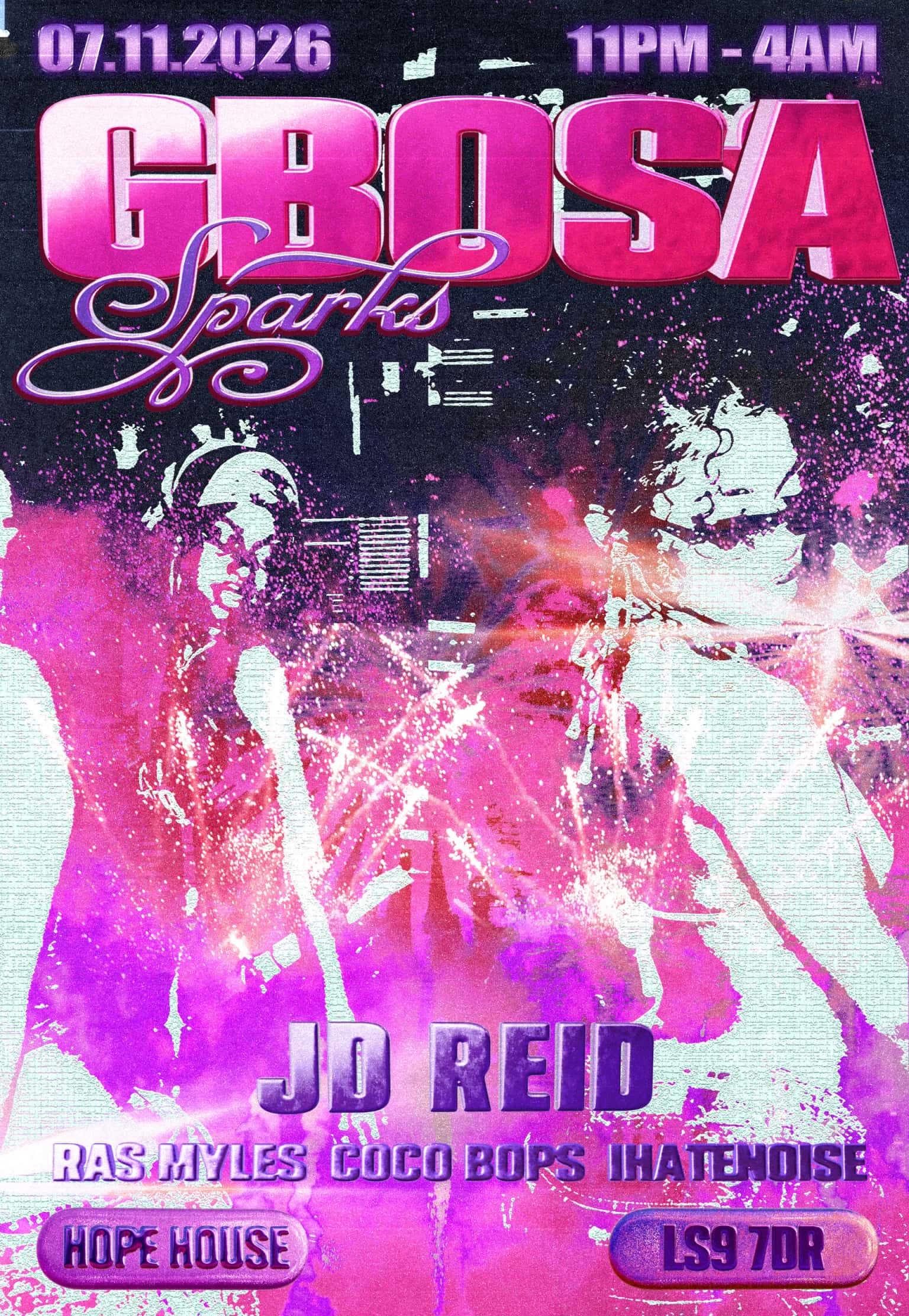 GBOSA Sparks: JD. REID / DJ Ras Myles / COCO BOPS / Ihatenoise