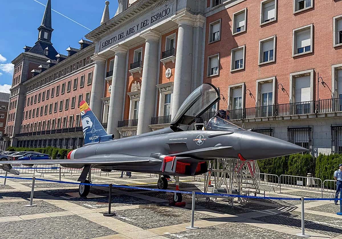 Exposición del Eurofighter en Las Palmas