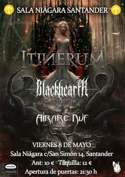 Itinerum, Blackhearth y Airare Nuf en concierto