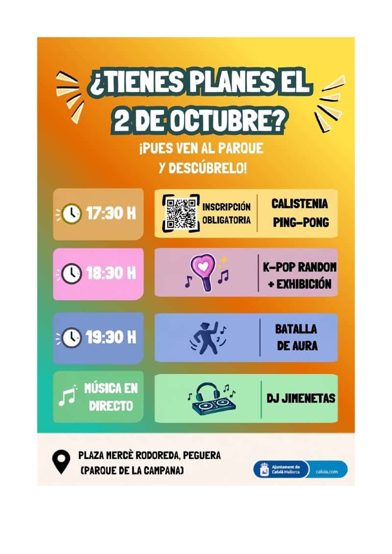 Tarde joven con deporte, música y ocio