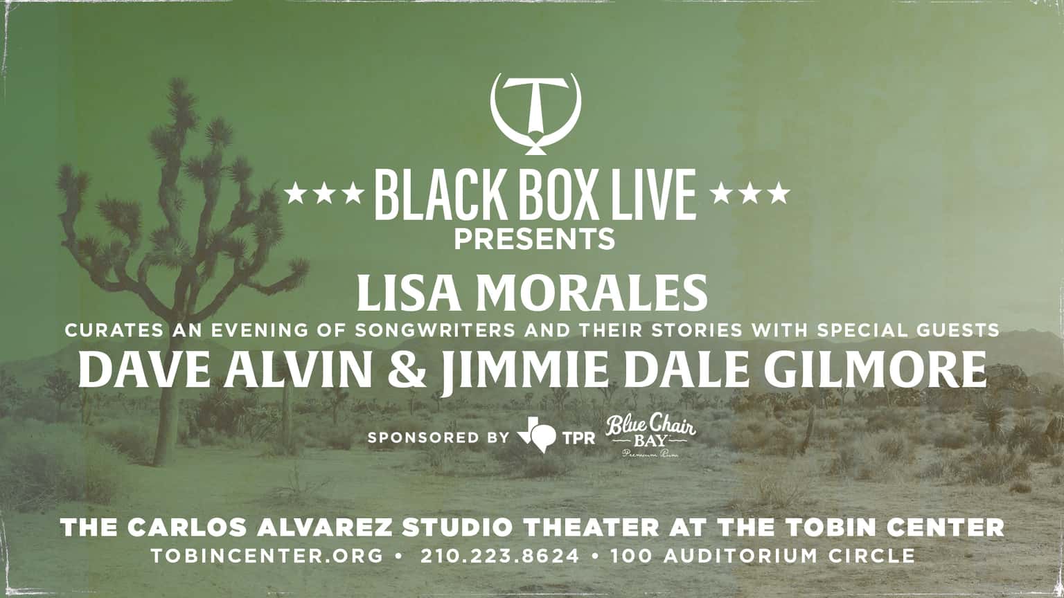 Black Box Live Presents: Lisa Morales with Special Guests Dave Alvin & Jimmie Dale Gilmore