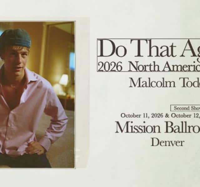 Malcolm Todd - Do That Again Tour