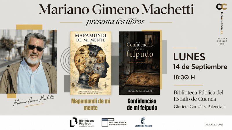 Presentación de los libros 'El Mapamundi de mi mente' y 'Confidencias de mi felpudo' de Mariano Gimeno Machetti
