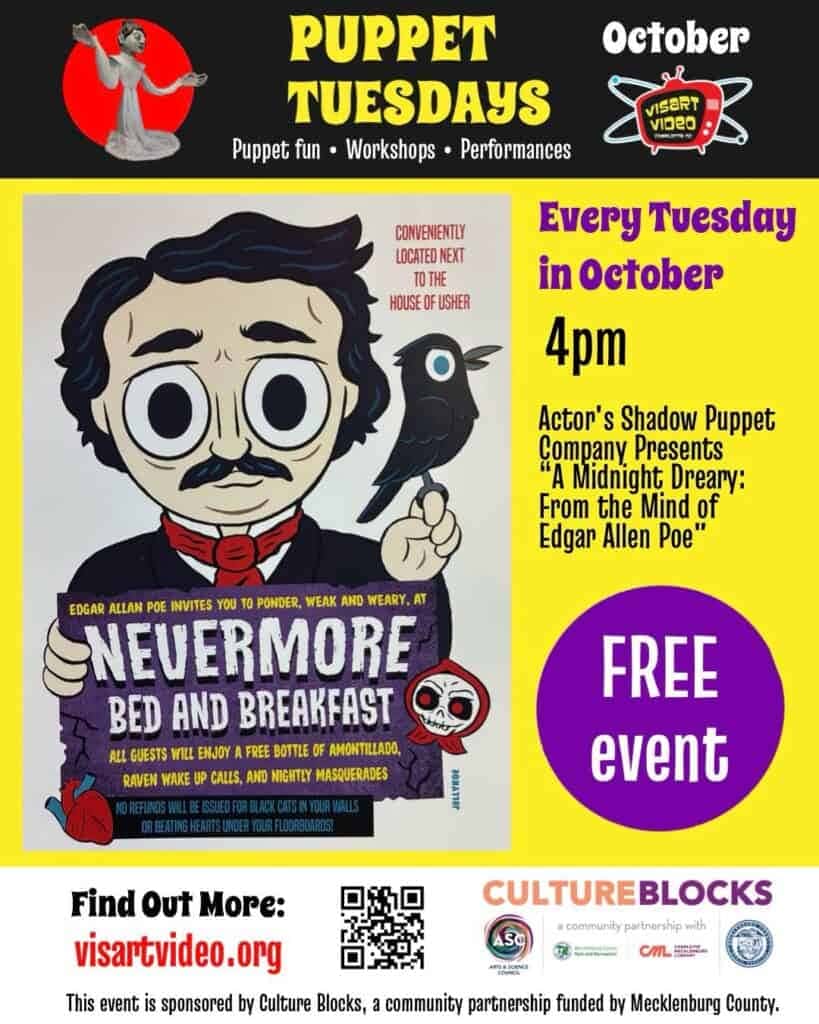 Puppet Tuesdays: A Midnight Dreary - From the Mind of Edgar Allen Poe