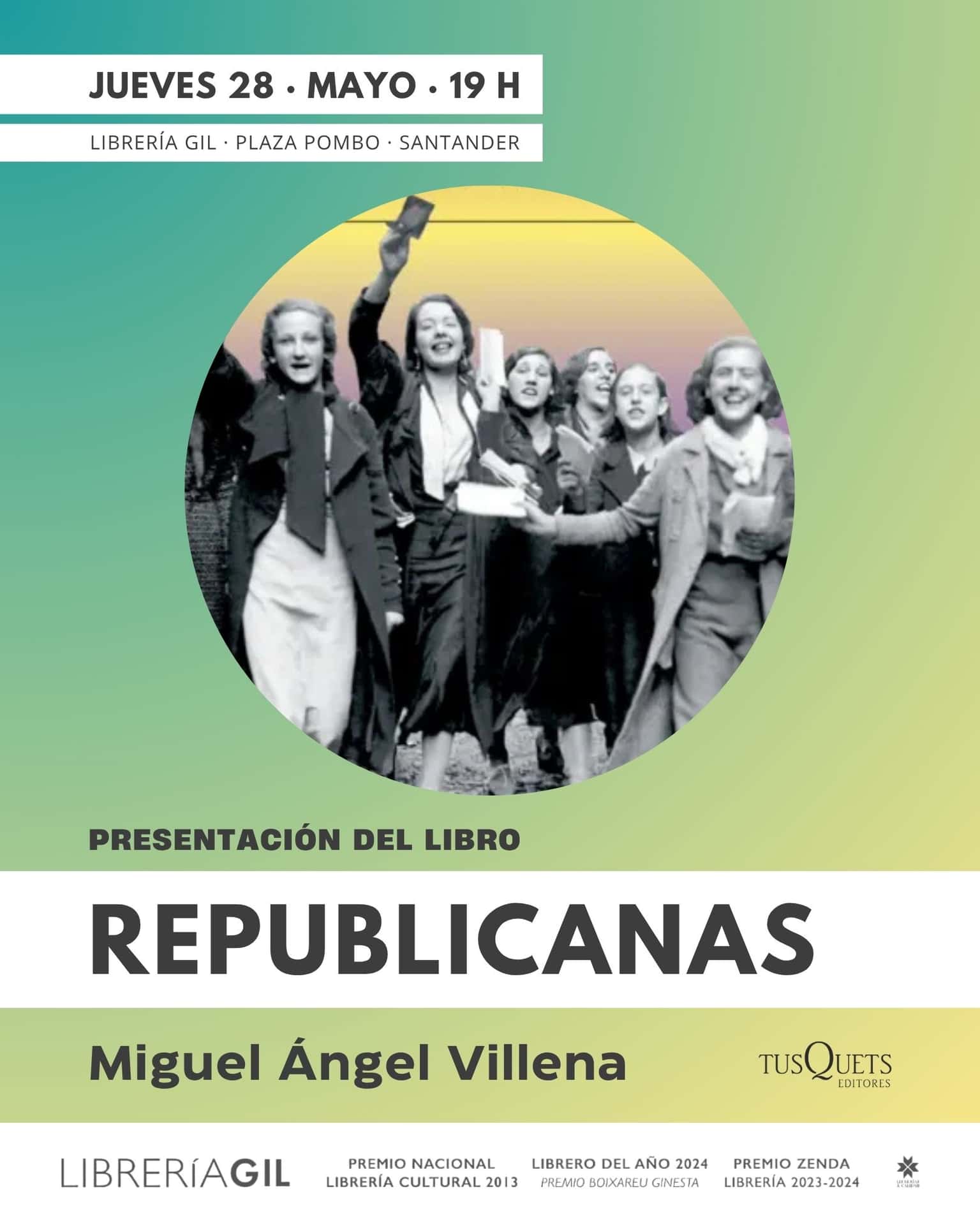 Presentación del libro 'Republicanas' de Miguel Ángel Villena