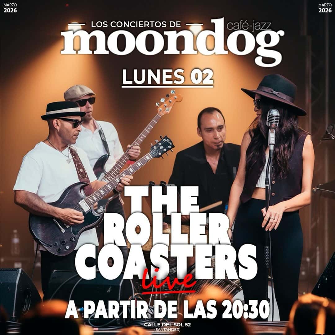 Concierto de The Roller Coasters en Moondog