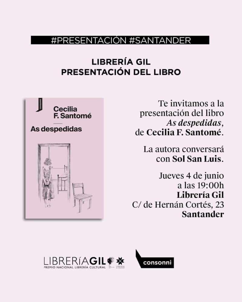 Presentación del libro 'As despedidas'