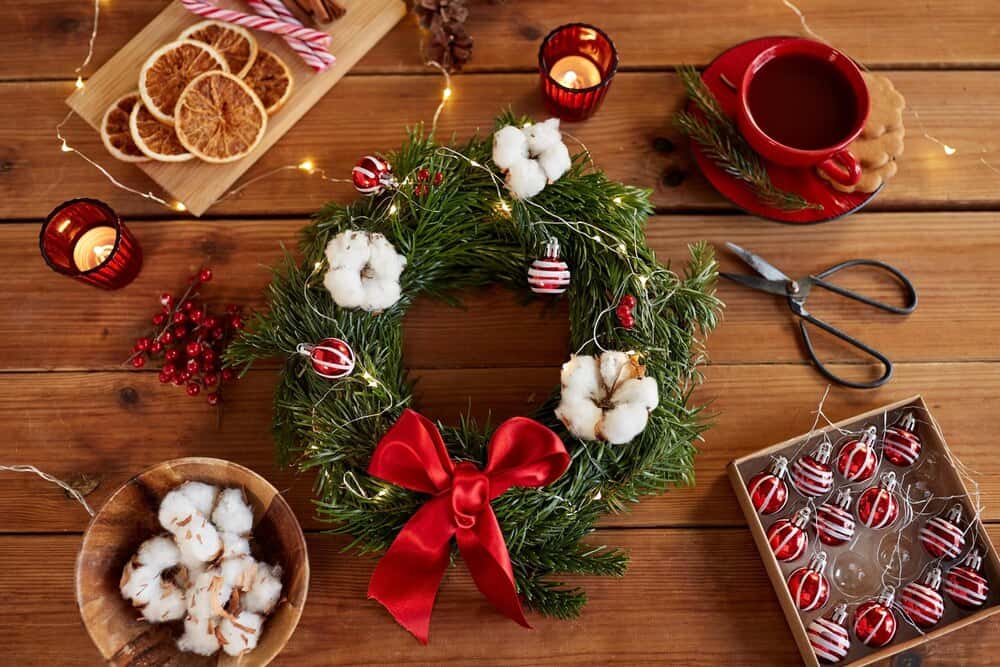 Christmas wreath workshop