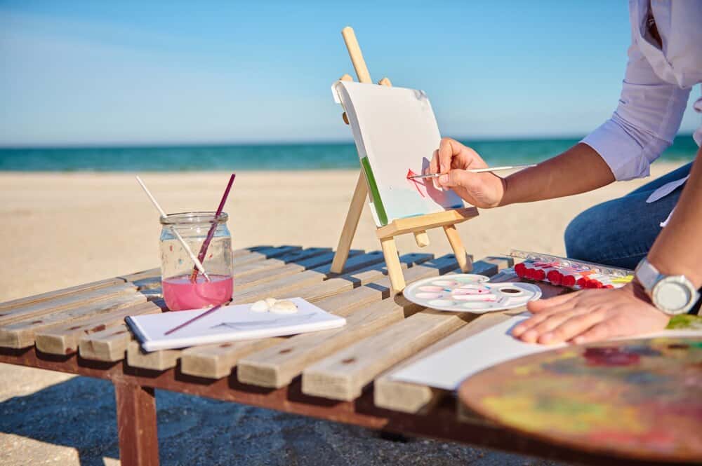 The Paint Club: Palm Tree Beach