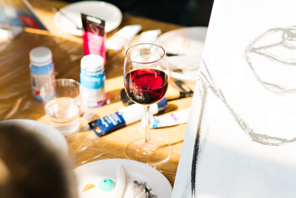 Christmas Sip and Paint at Herberts Yard