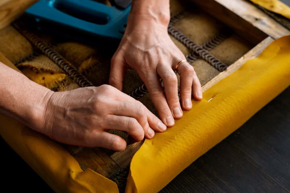 Upholstery for Beginners: Make a footstool in a day