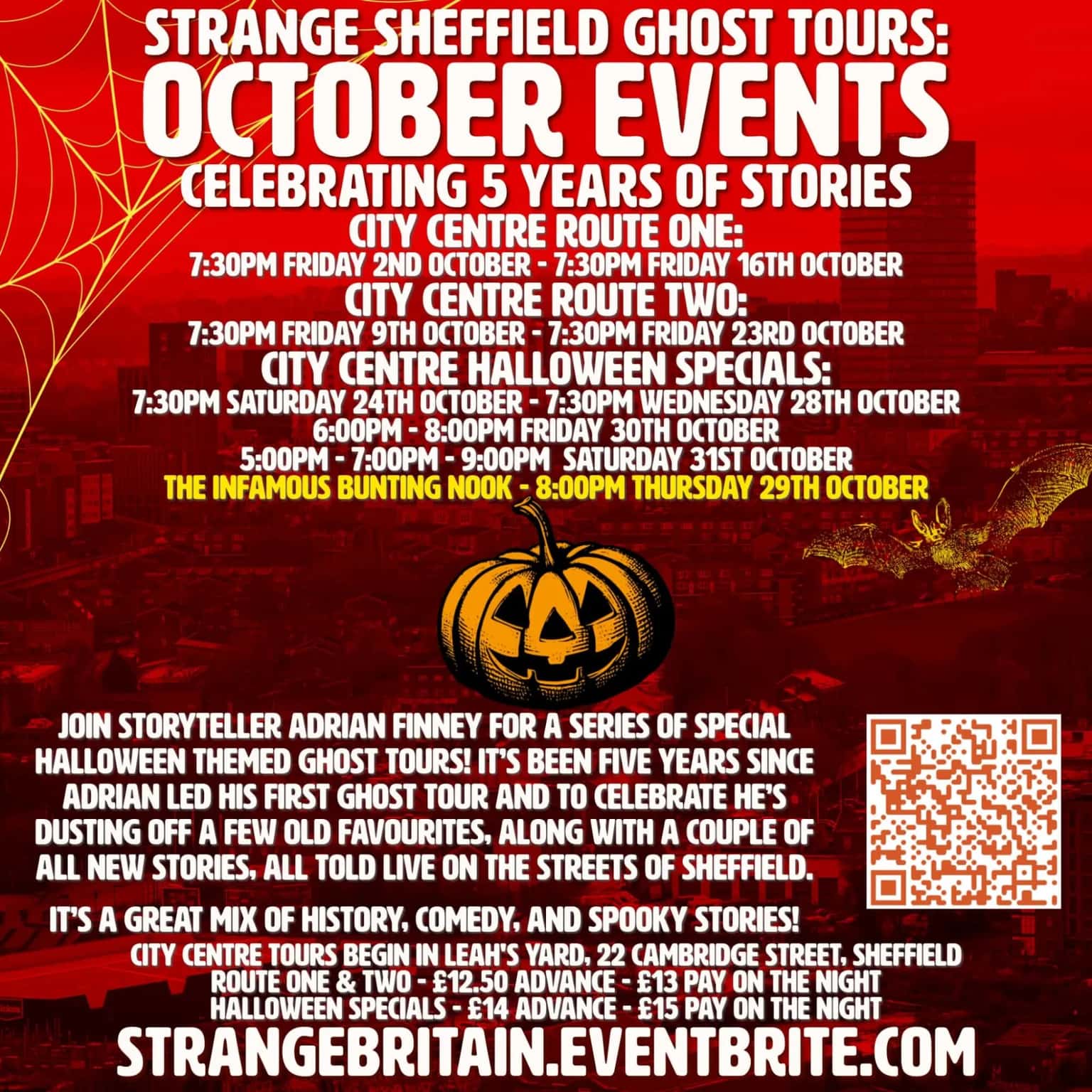 The Infamous Bunting Nook Ghost Tour: Fifth Anniversary Special