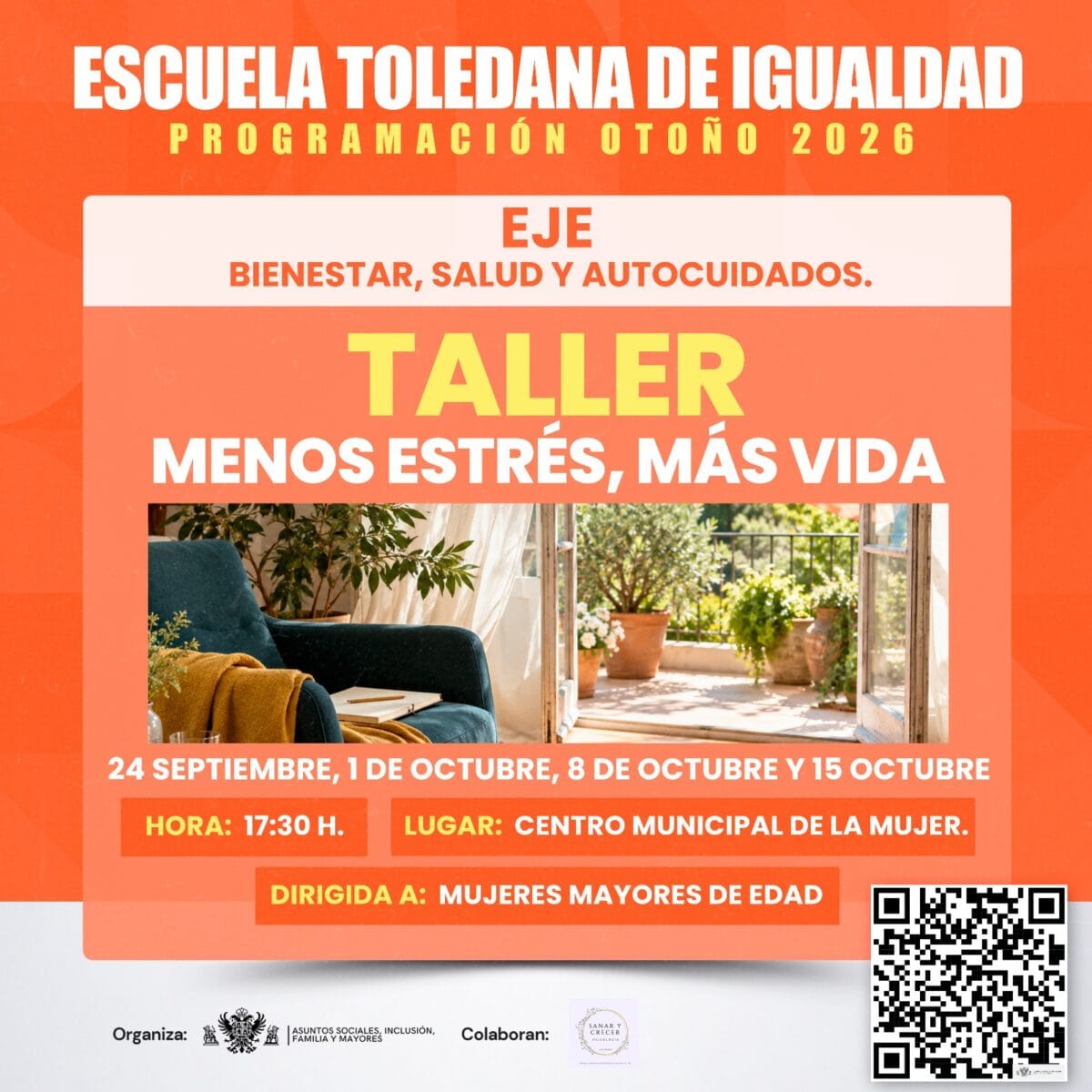 Taller Menos estrés, más vida