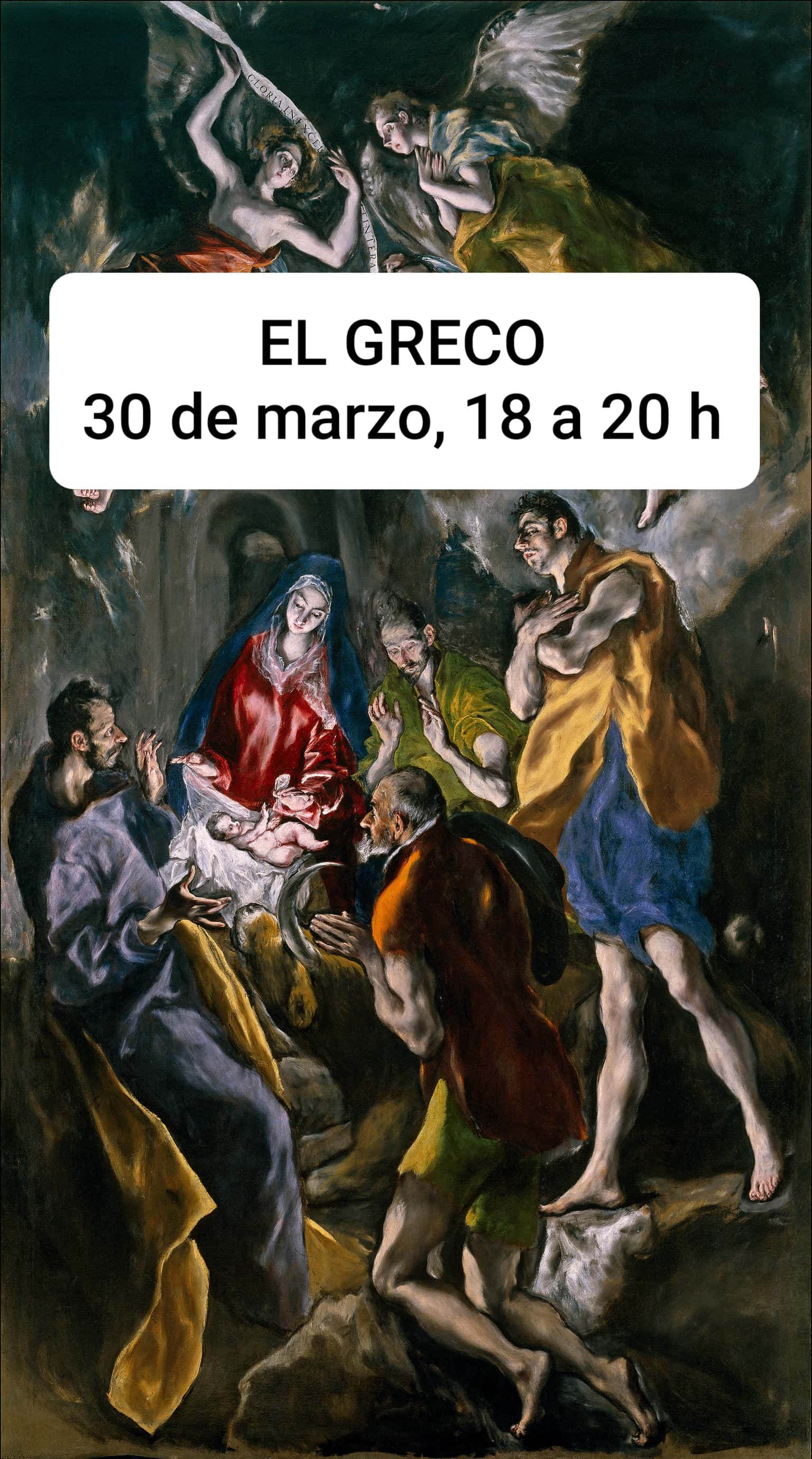 El Greco, taller en la escuela Garanza Arte