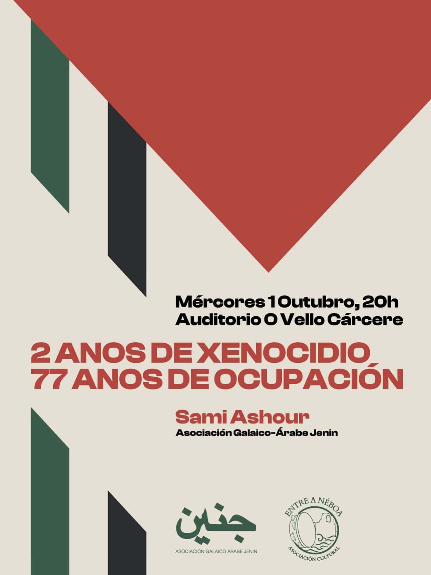 2 anos de xenocidio, 77 anos de ocupación