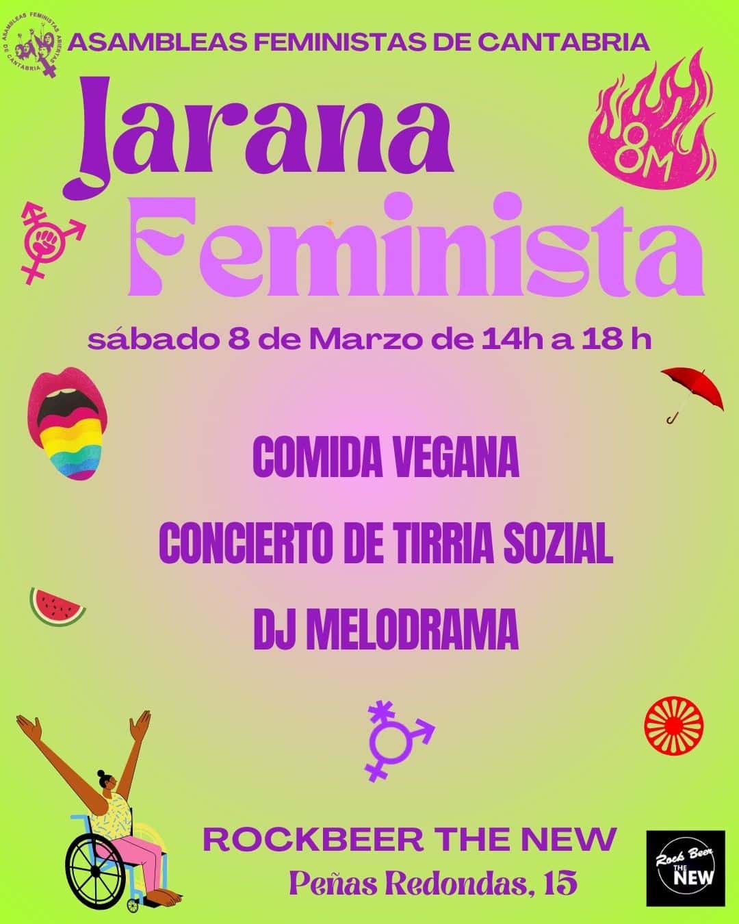 Jarana feminista con Tirria Sozial en concierto