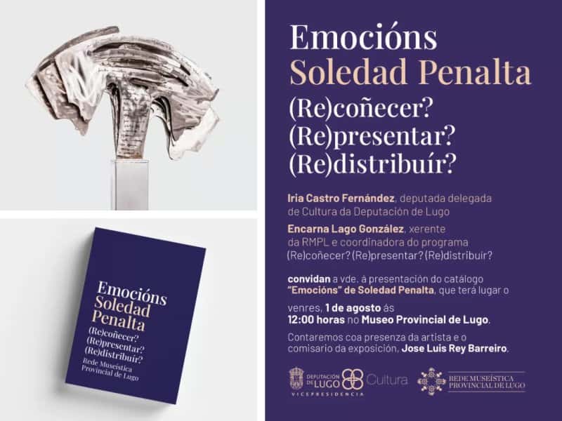 Presentación do catálogo da exposición Emocións de Soledad Penalta