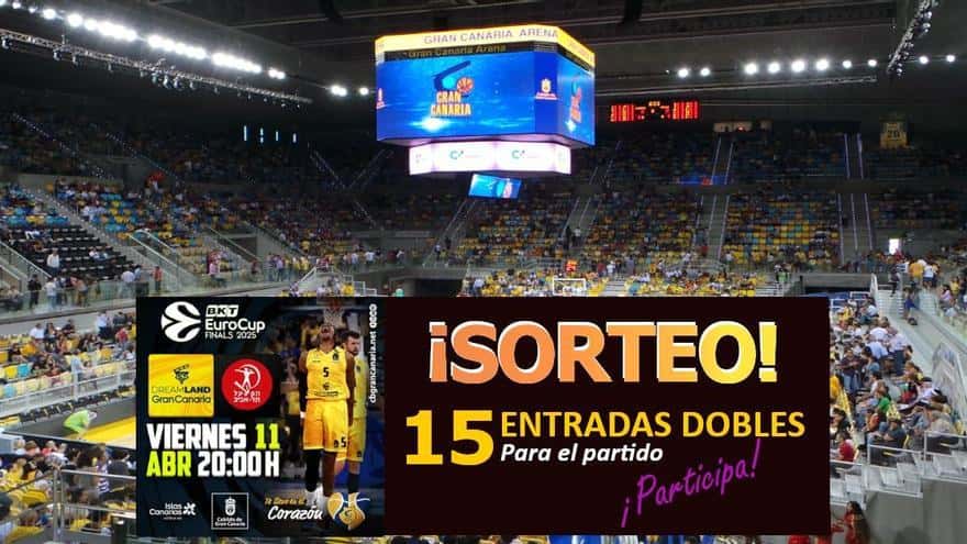 ¡LA PROVINCIA sortea entradas dobles para el partido de la final de la EuroCup entre el Dreamland Gran Canaria y el Hapoel Tel Aviv!