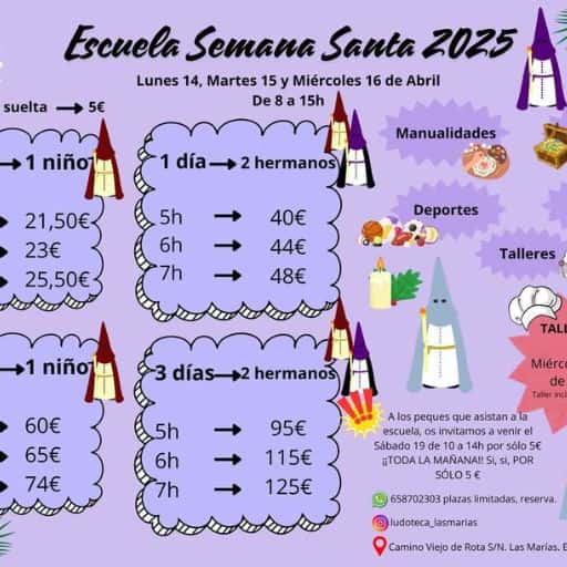 Escuela de Semana Santa 2025 en Las Marías